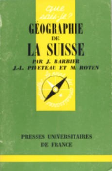 Géographie de la Suisse - couverture livre occasion