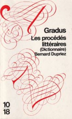 Gradus - Les procédés littéraires - couverture livre occasion