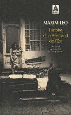 Histoire d'un allemand de l'est - couverture livre occasion