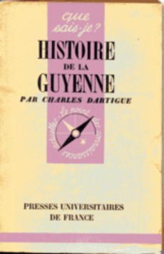 Histoire de la Guyenne - couverture livre occasion