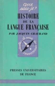 Histoire de la langue française - couverture livre occasion