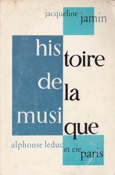 Histoire de la musique - couverture livre occasion