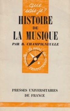 couverture de 'Histoire de la musique' - couverture livre occasion