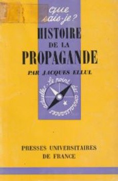 Histoire de la propagande - couverture livre occasion