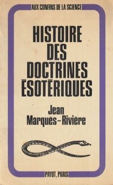 Histoire des doctrines ésotériques - couverture livre occasion
