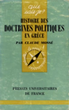 Histoire des doctrines politiques en Grèce - couverture livre occasion