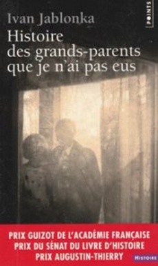 Histoire des grands-parents que je n'ai pas eus - couverture livre occasion