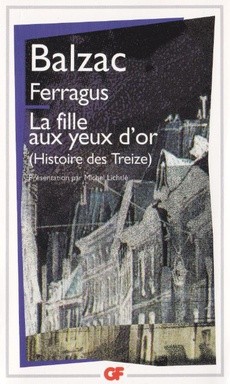 Histoire des treize : Ferragus - La fille aux yeux d'or - couverture livre occasion