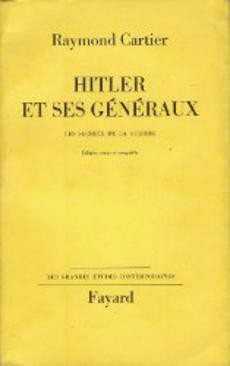 Hitler et ses généraux - couverture livre occasion