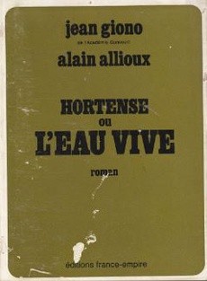 Hortense ou l'eau vive - couverture livre occasion