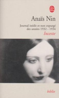 Inceste - couverture livre occasion