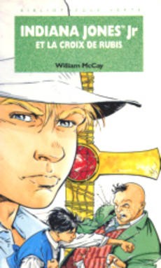 Indiana Jones Jr et la croix de rubis - couverture livre occasion