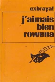 couverture de 'J'aimais bien Rowena' - couverture livre occasion