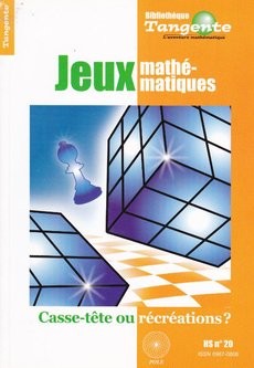 Jeux mathématiques - couverture livre occasion