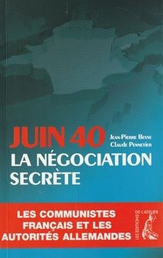 Juin 1940 La négociation secrète - couverture livre occasion