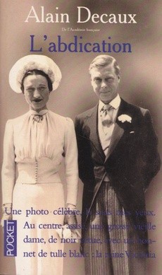 L'abdication - couverture livre occasion