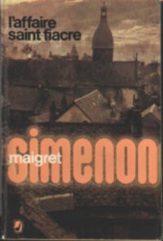 couverture de 'L'affaire saint-fiacre' - couverture livre occasion