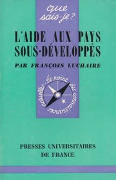 L'aide aux pays sous-développés - couverture livre occasion