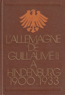 L'Allemagne de Guillaume II à Hindenburg - couverture livre occasion