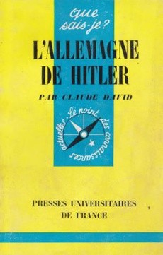 L'Allemagne de Hitler - couverture livre occasion