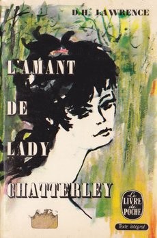 couverture de 'L'amant de lady Chatterley' - couverture livre occasion