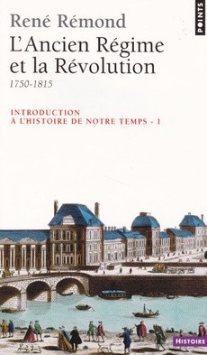 couverture de 'l'Ancien Régime et la Révolution - 1750-1815' - couverture livre occasion