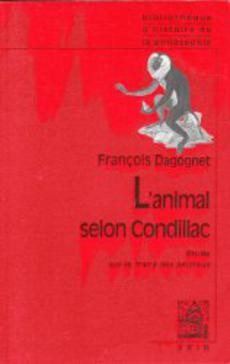 L'animal selon Condillac - couverture livre occasion