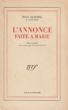 L'annonce faite à Marie - couverture livre occasion