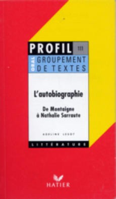 L'autobiographie - couverture livre occasion