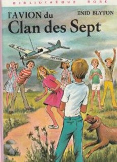 couverture de 'L'avion du Clan des Sept' - couverture livre occasion