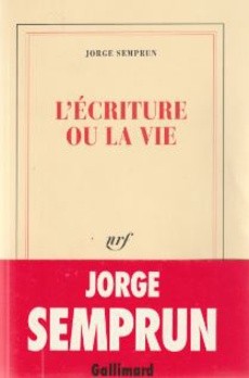 L'écriture ou la vie - couverture livre occasion