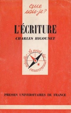 L'écriture - couverture livre occasion