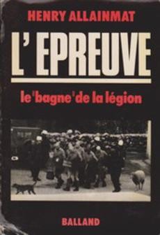 L'Epreuve - couverture livre occasion