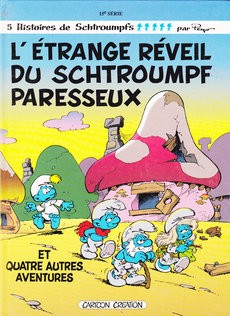 L'étrange réveil du Schtroumpf paresseux - couverture livre occasion