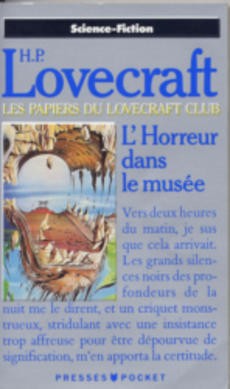 couverture de 'L'horreur dans le musée' - couverture livre occasion