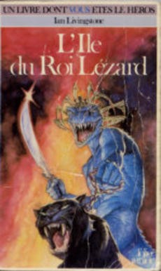 couverture de 'L'ile du roi Lézard' - couverture livre occasion