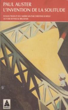 couverture de 'L'invention de la solitude' - couverture livre occasion