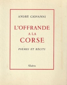 L'offrande à la Corse - couverture livre occasion