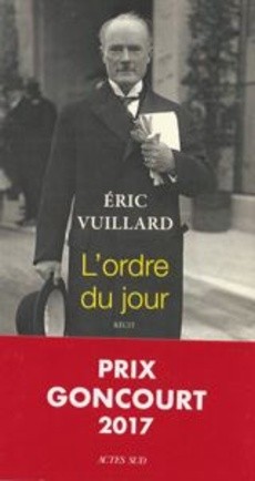 L'ordre du jour - couverture livre occasion