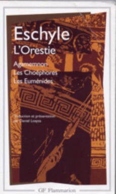 couverture de 'L'Orestie, Les Choéphores, Les Euménides' - couverture livre occasion