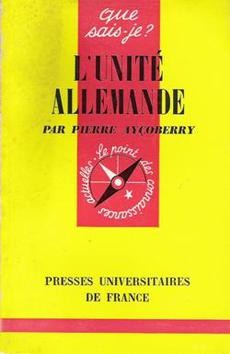 L'unité Allemande - couverture livre occasion