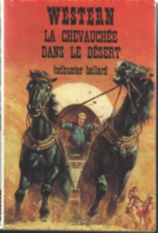 couverture de 'La chevauchée dans le désert' - couverture livre occasion