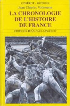La chronologie de l'histoire de France - couverture livre occasion