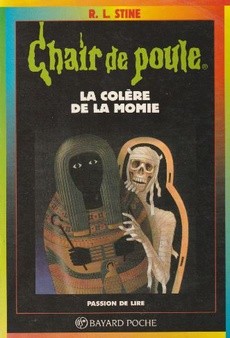 couverture de 'La colère de la momie' - couverture livre occasion