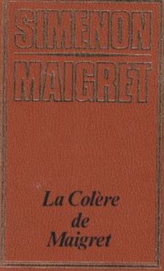 La colère de Maigret - couverture livre occasion