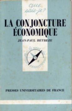La conjoncture économique - couverture livre occasion