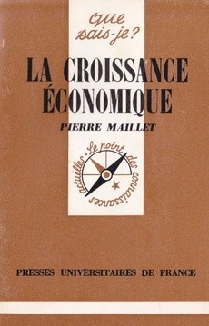 La croissance économique - couverture livre occasion