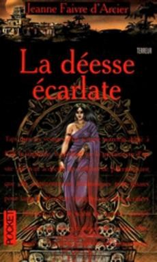 couverture de 'La déesse écarlate' - couverture livre occasion