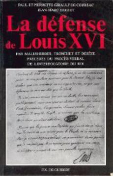 La défense de Louis XVI - couverture livre occasion