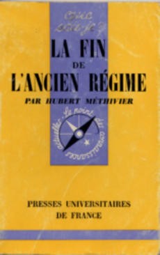 La fin de l'ancien régime 1411 - couverture livre occasion
